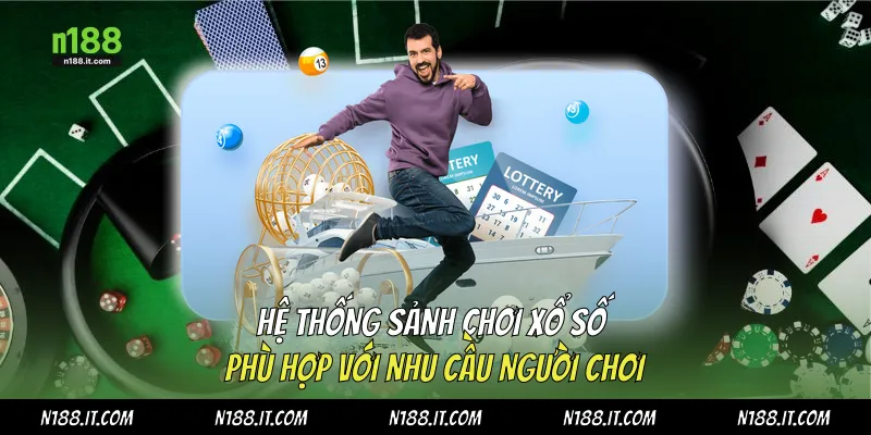 Hệ thống sảnh chơi xổ số phù hợp với nhu cầu người chơi